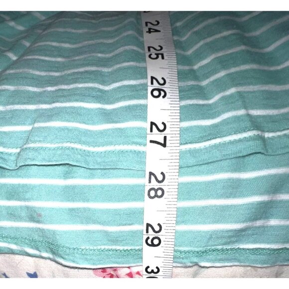 Striped Green & White Tank Top By LOGO By Lori Goldstein Size L - Picture 7 of 7